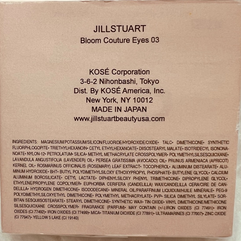 JILL STUART Bloom Couture Eyeshadow Palette, 03 Peony Harmony (Limited Edition) - Picture 8 of 8